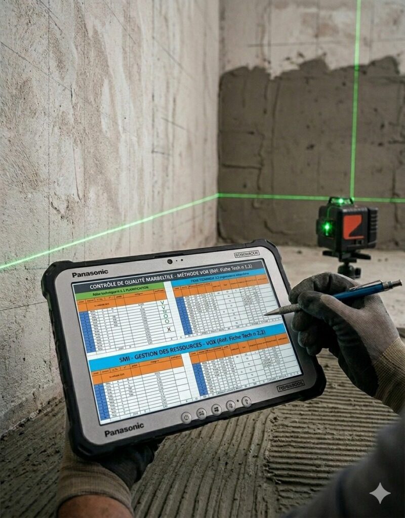 Pose de carrelage XXL, zellige traditionnel et porcelain, ceramic, faience vasques sur mesure par MarbelTile à Casablanca et Marrakech Rabat.